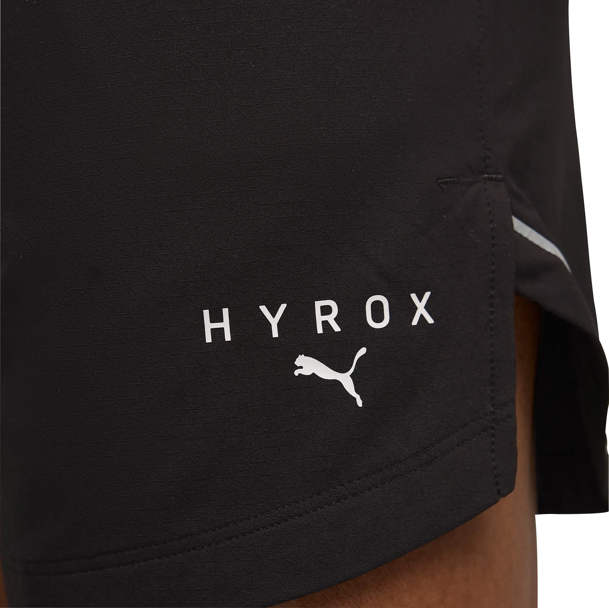Puma X HYROX Ultraweave 6 Inch Mens Training Shorts - Black Free Fit Sporty Design