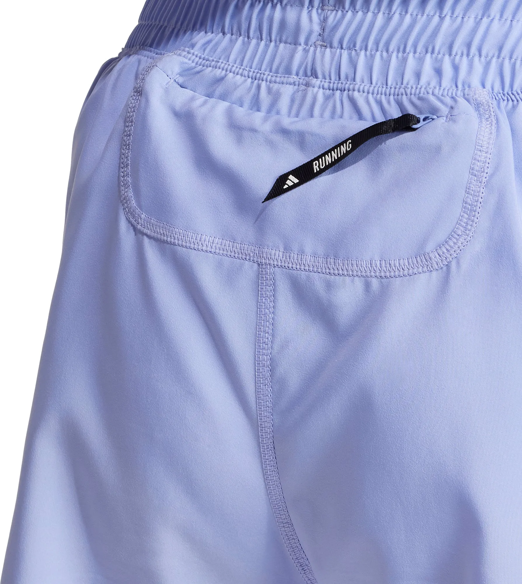 adidas Own The Run 4 Inch Womens Running Shorts - Blue HighBackRise Golf Apparel