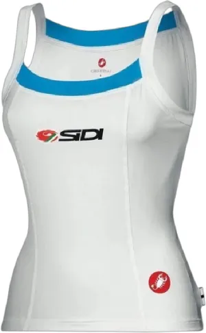 Castelli Sidi Katia Womens Cycling Vest Tank Top - White Wick Effect difficult to disassemble