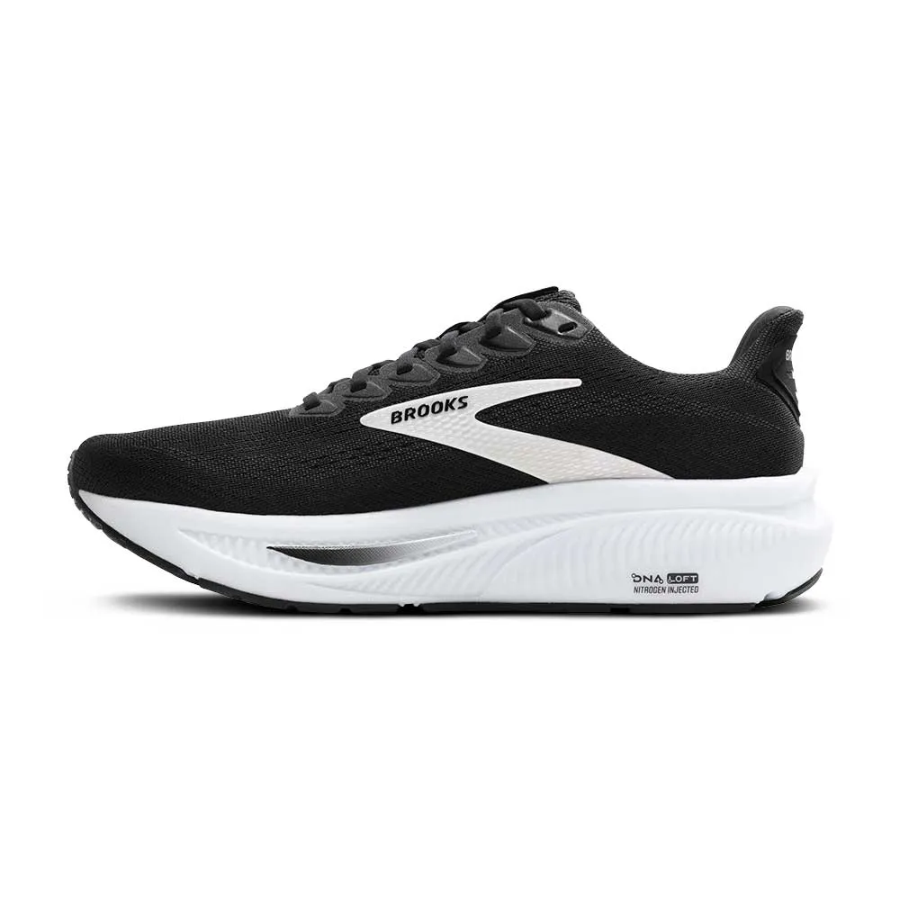 Women's Ghost 17 Running Shoe - Black/Grey/White - Regular (B) recycled - material shoes sailing shoes
