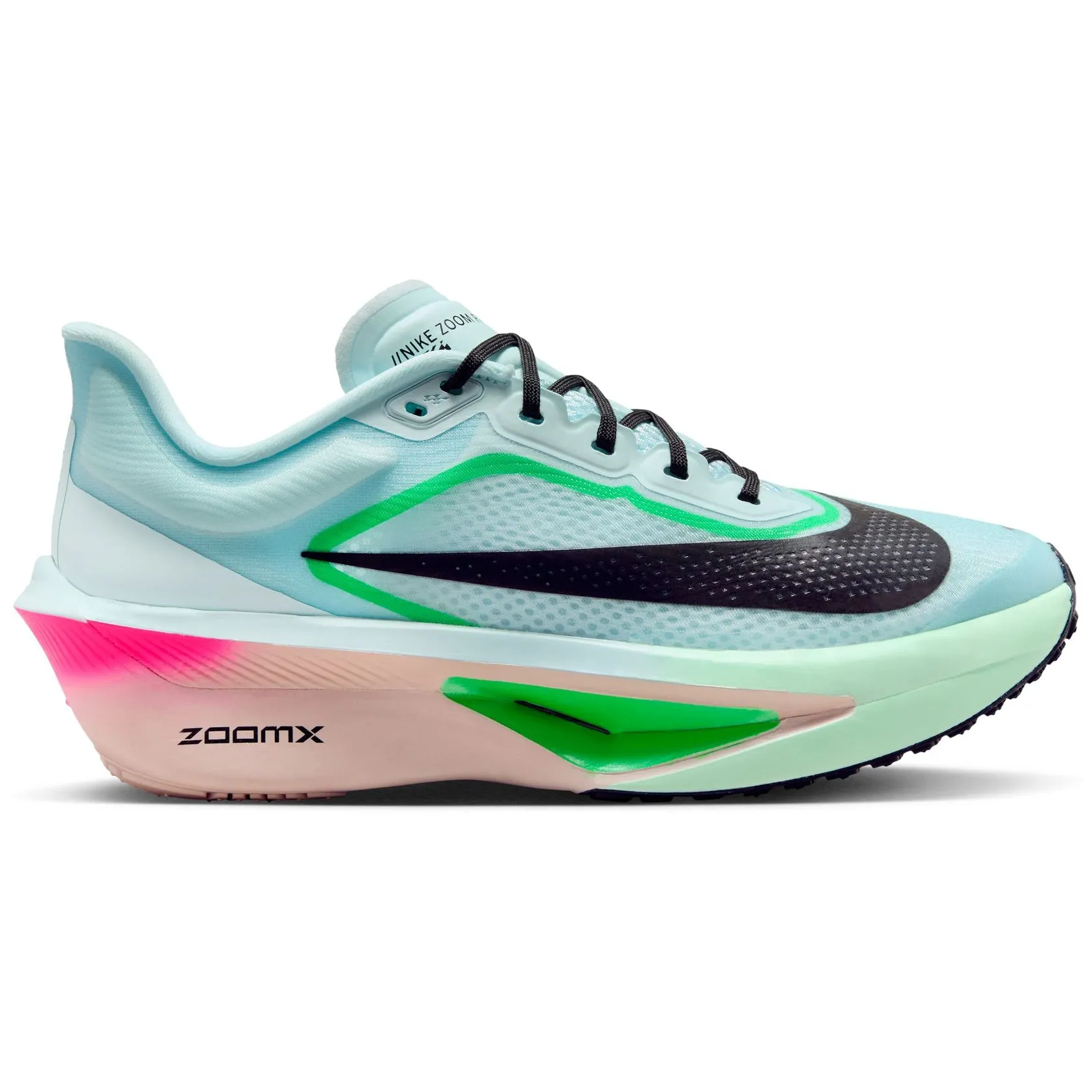 Tuned Vertical Flex Women's Zoom Fly 6 Running Shoes Glacier Ice / Hyper Pink / Green Shock / Black