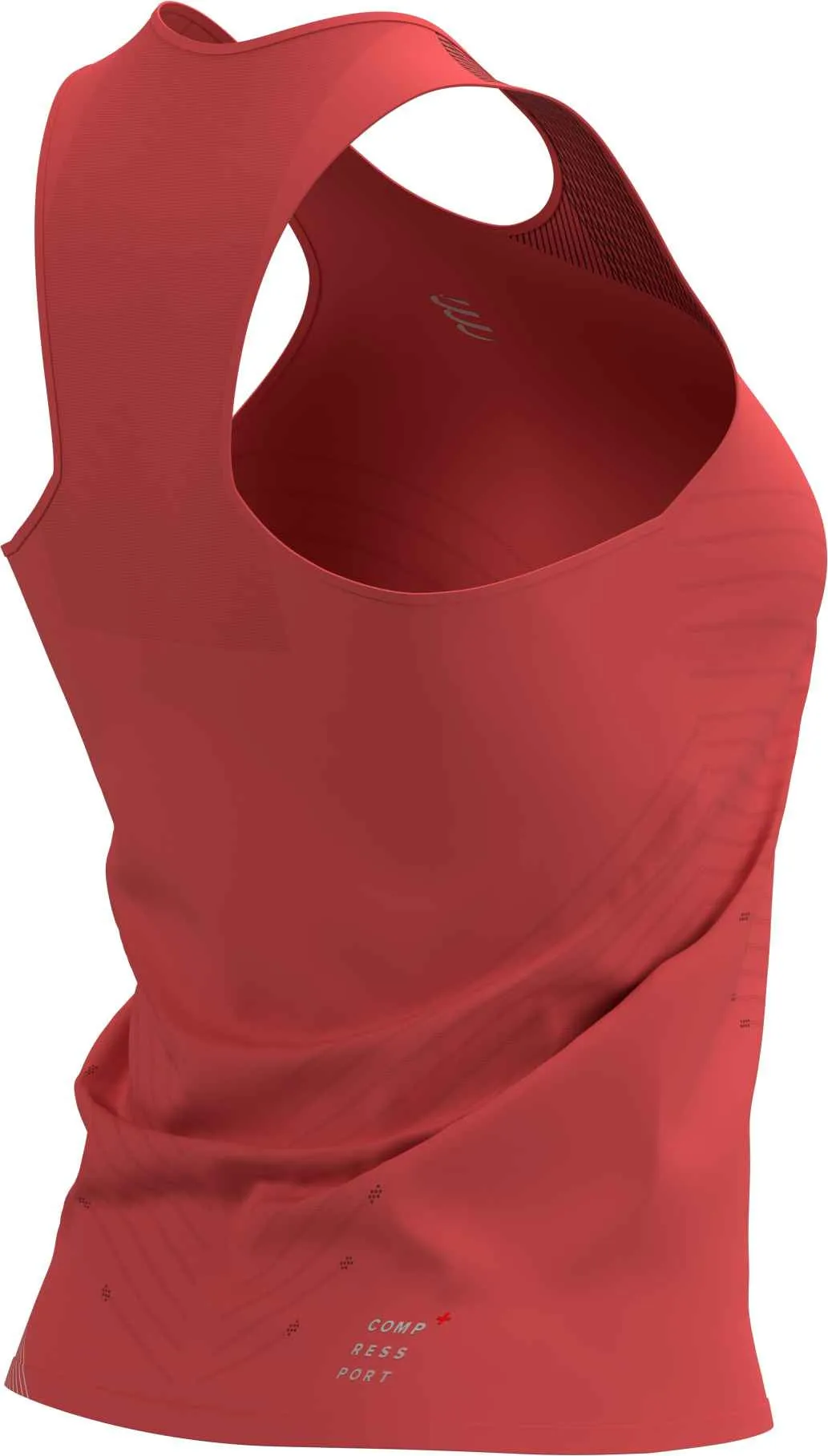 Luxury Ultra Comfort Compressport Performance Womens Running Vest Tank Top - Pink