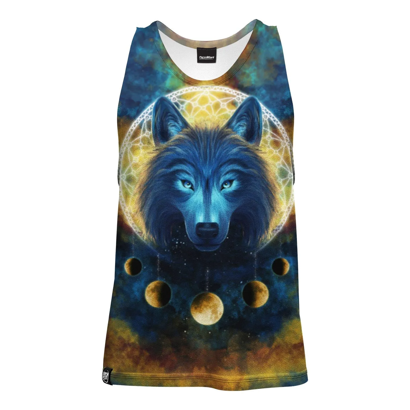 Research - enabling Air - defense - related Moon Wolf Tank Top