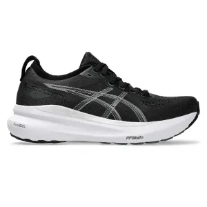 bone health Full Coverage Women's Gel-Kayano 31 Running Shoe - Black/Pure Silver - Narrow (2A)