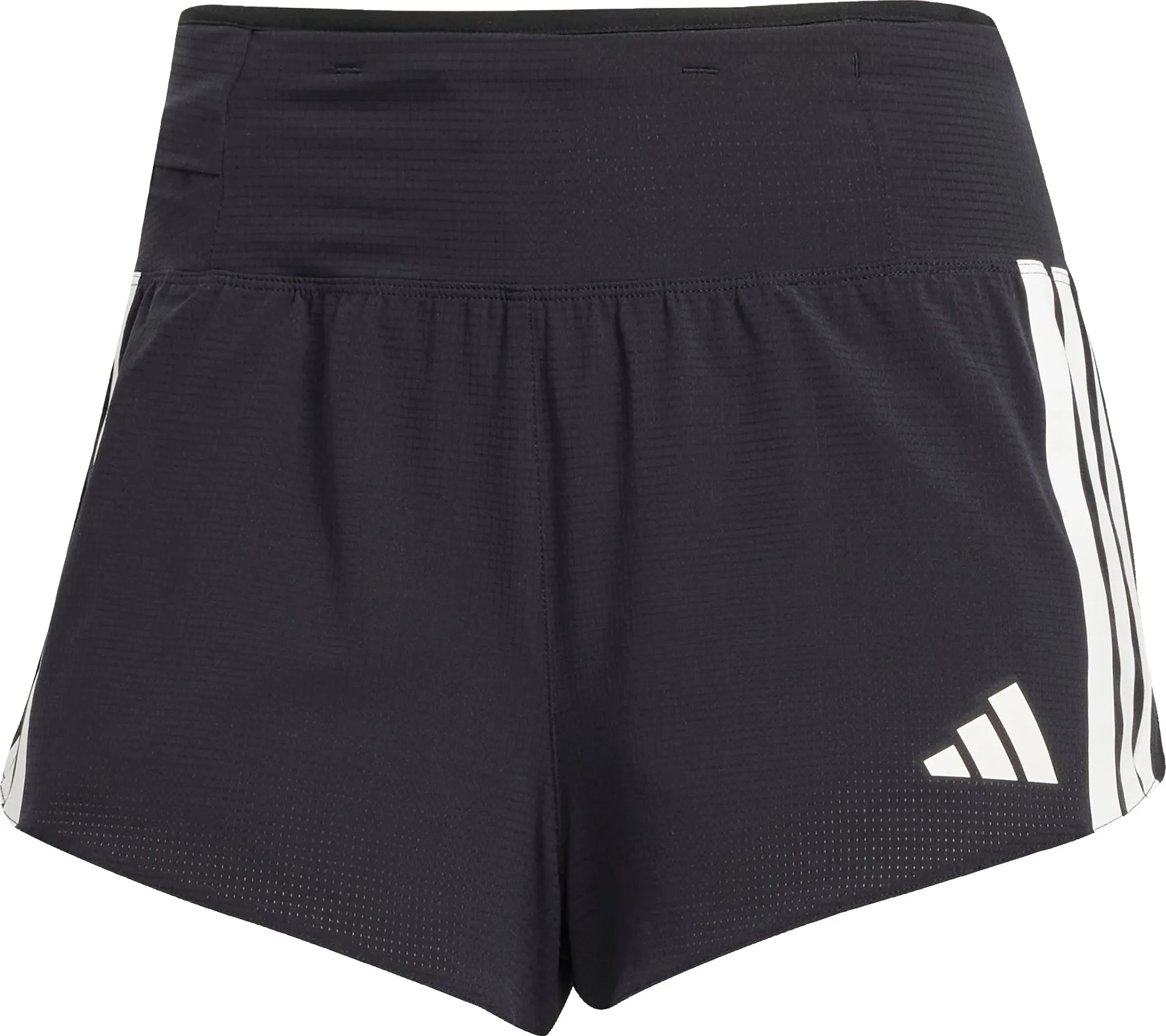 Relax Fit Comfort No Bunching adidas Adizero Gel Pocket 3 Inch Womens Running Shorts - Black