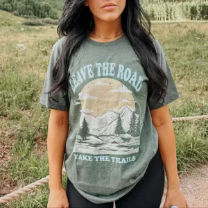 Take The Trails Tee soft look Ergonomic Cut