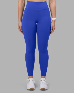 Cool Look Fusion Ultra High-Rise Full Length Legging Pockets - Power Cobalt