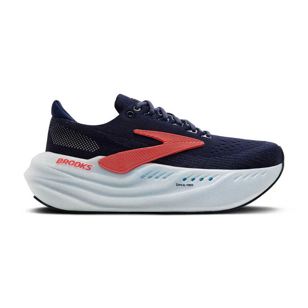 Brooks Glycerin Max (Womens) - Peacoat/Blue Ribbon/Hot Coral gym - ready thriller - themed running shoes