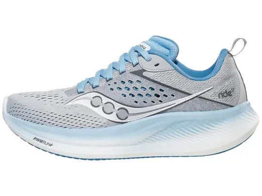 Saucony | Ride 17 | Women's | Cloud/Breeze Rotational Traction Laser Cut Vents