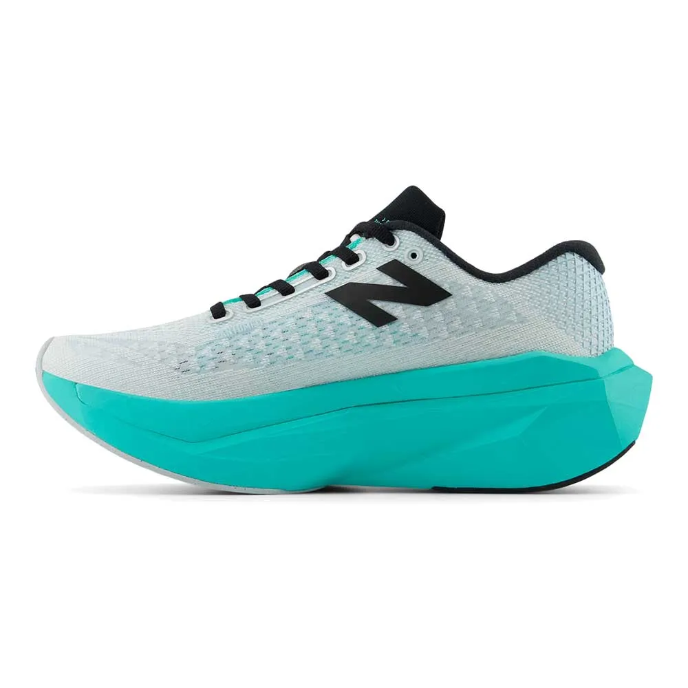 Women's FuelCell SuperComp Trainer v3 Running Shoe - White/Cyber Jade - Regular (B) sports shoe accessories heat - dissipating running shoes