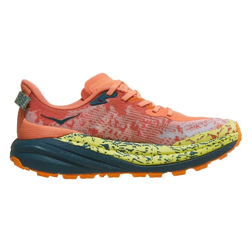 Women's Speedgoat 6 Trail Running Shoe - Feldspar/Blue Twilight - Regular (D) Soft Collar Cushion pods