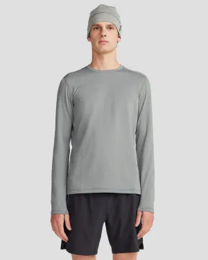 Men's Seeker Fleece Long Sleeve Top - Moon Soft Touch Fabric Athletic