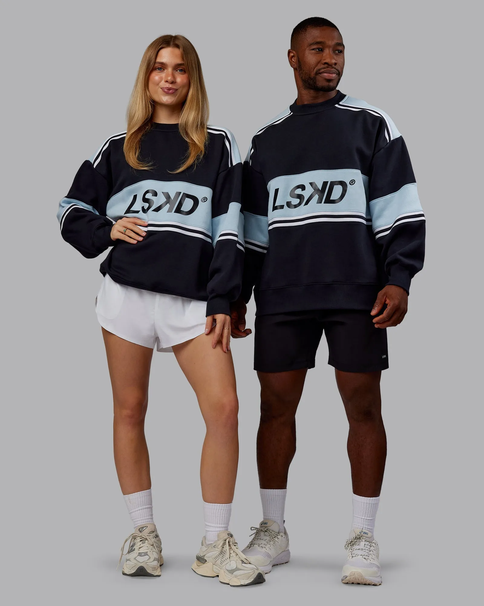 Neutral Colors A-Team Sweater Oversize - Caviar-Skyride