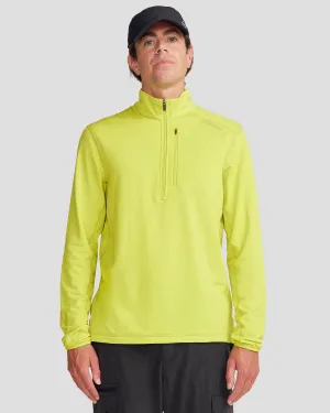 Soft Texture Men's Seeker Fleece ? Zip Pullover - Bright Moss