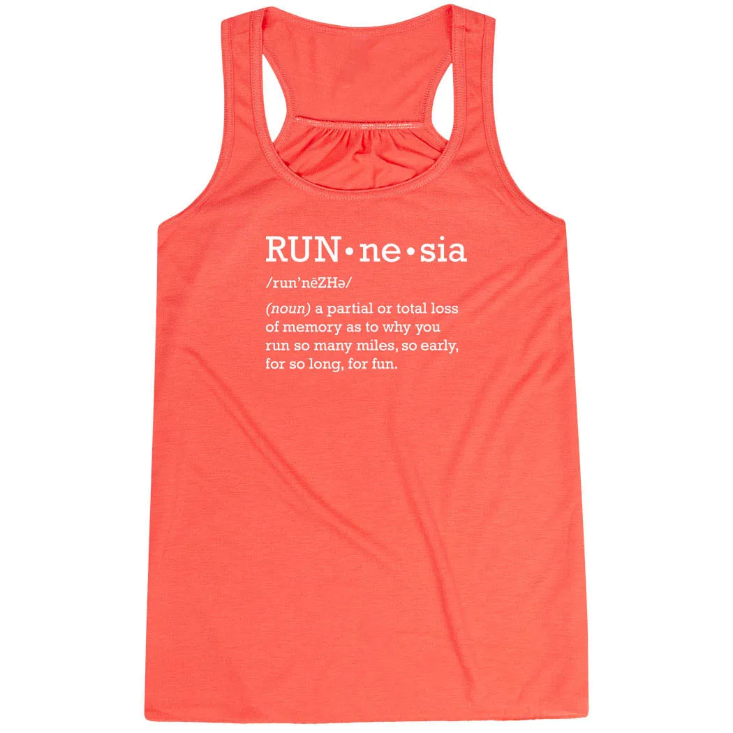 high tech Flowy Racerback Tank Top - RUNnesia