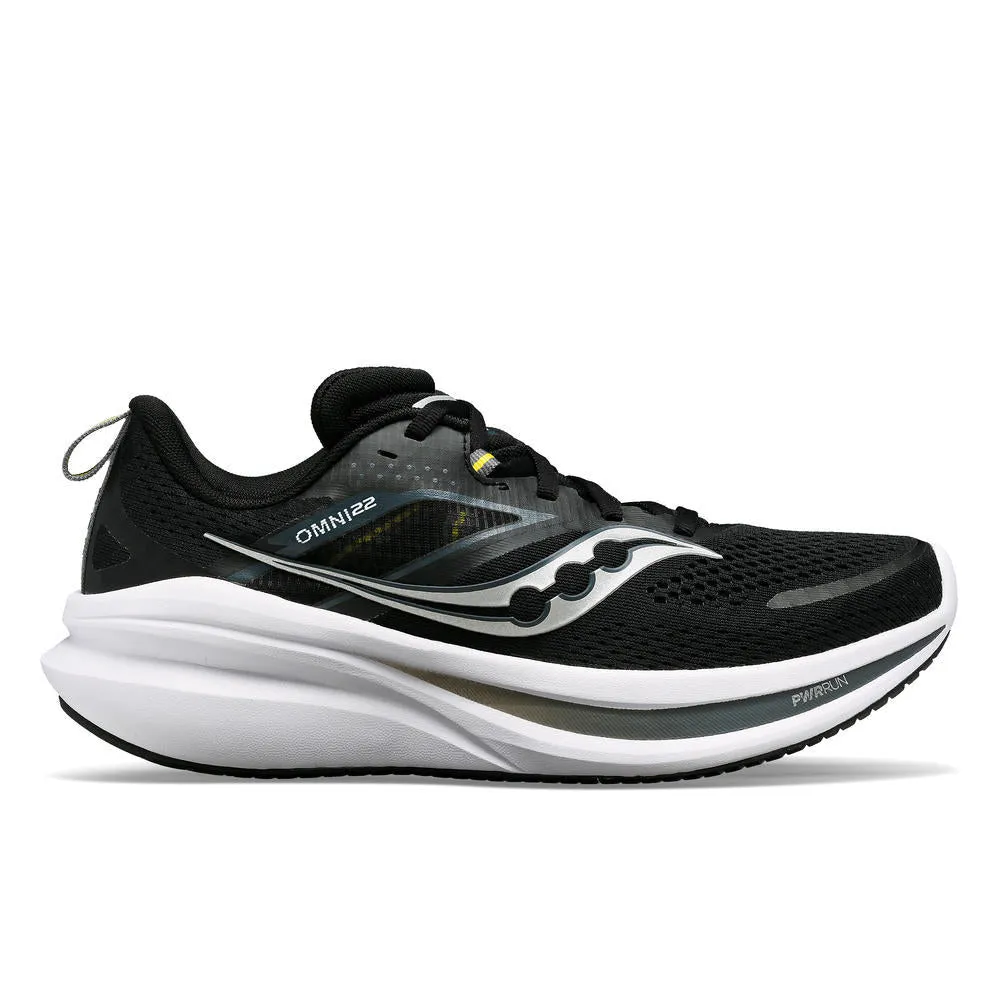 MEN'S OMNI 22 - D - 100 BLACK/WHITE running in forests running in a salt flat area shoes