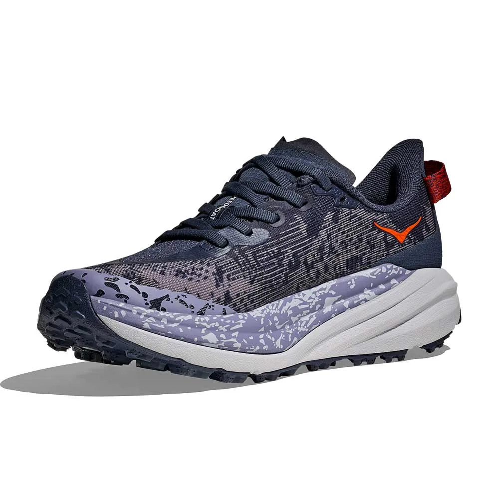 Women's Speedgoat 6 Trail Running Shoe - Nautical Dusk/Sea Ice - Regular (B) EVA Midsole Technology