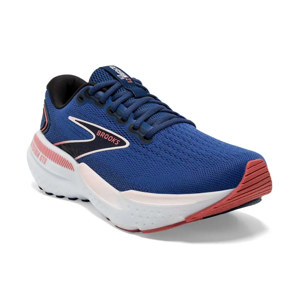 Women's Glycerin GTS 21 Running Shoe - Blue/Icy Pink/Rose - Regular (B) running hat Elastic Material