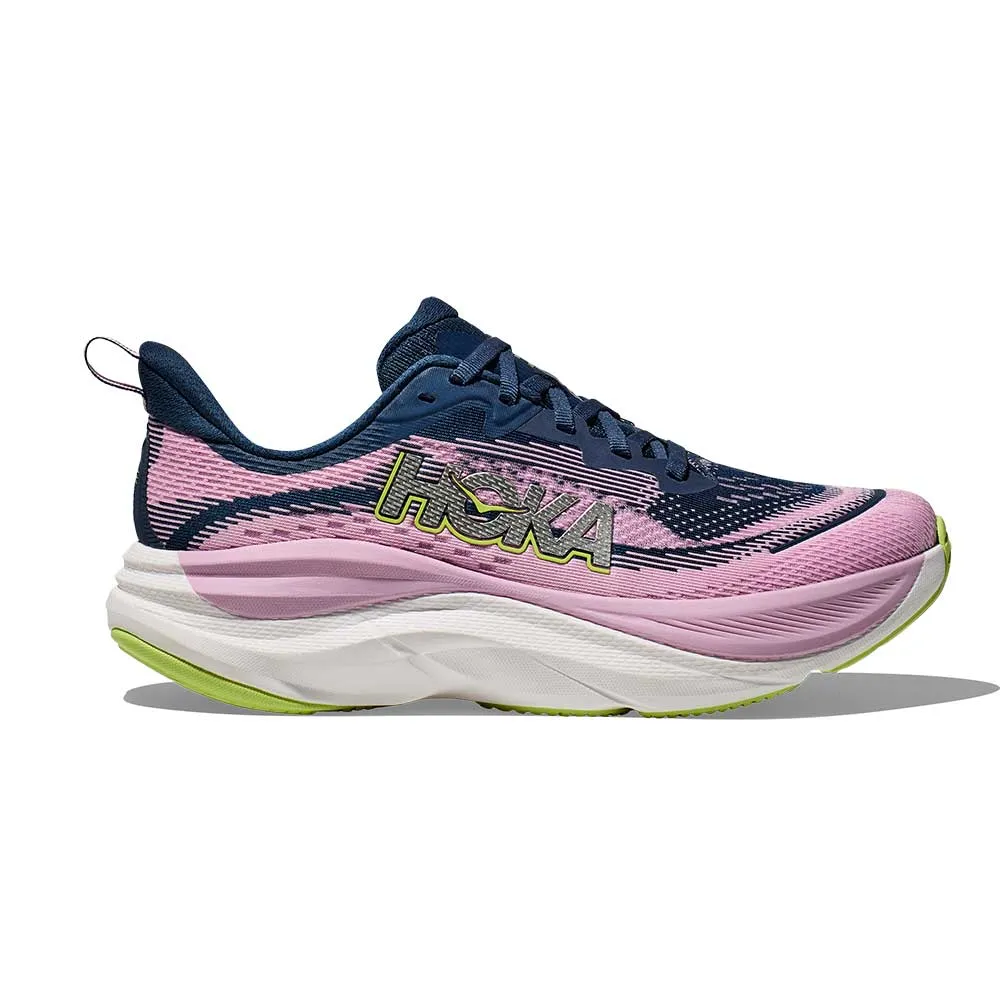 Women's Skyflow Running Shoe - Midnight/Pink Twilight - Wide (D) shoe stretchers hybrid sole shoes