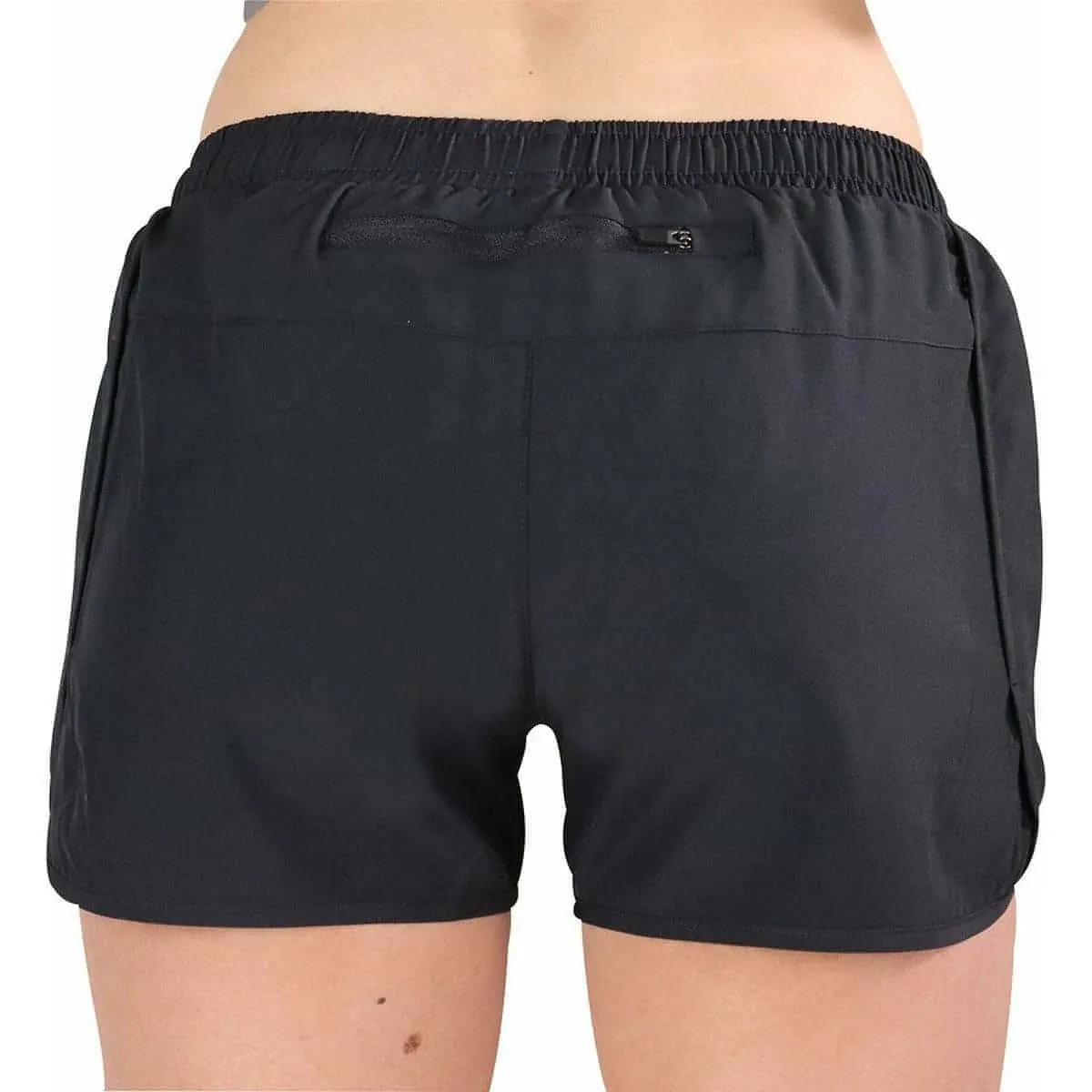 More Mile Core 2 In 1 Womens Running Shorts - Black UV Protective Coating