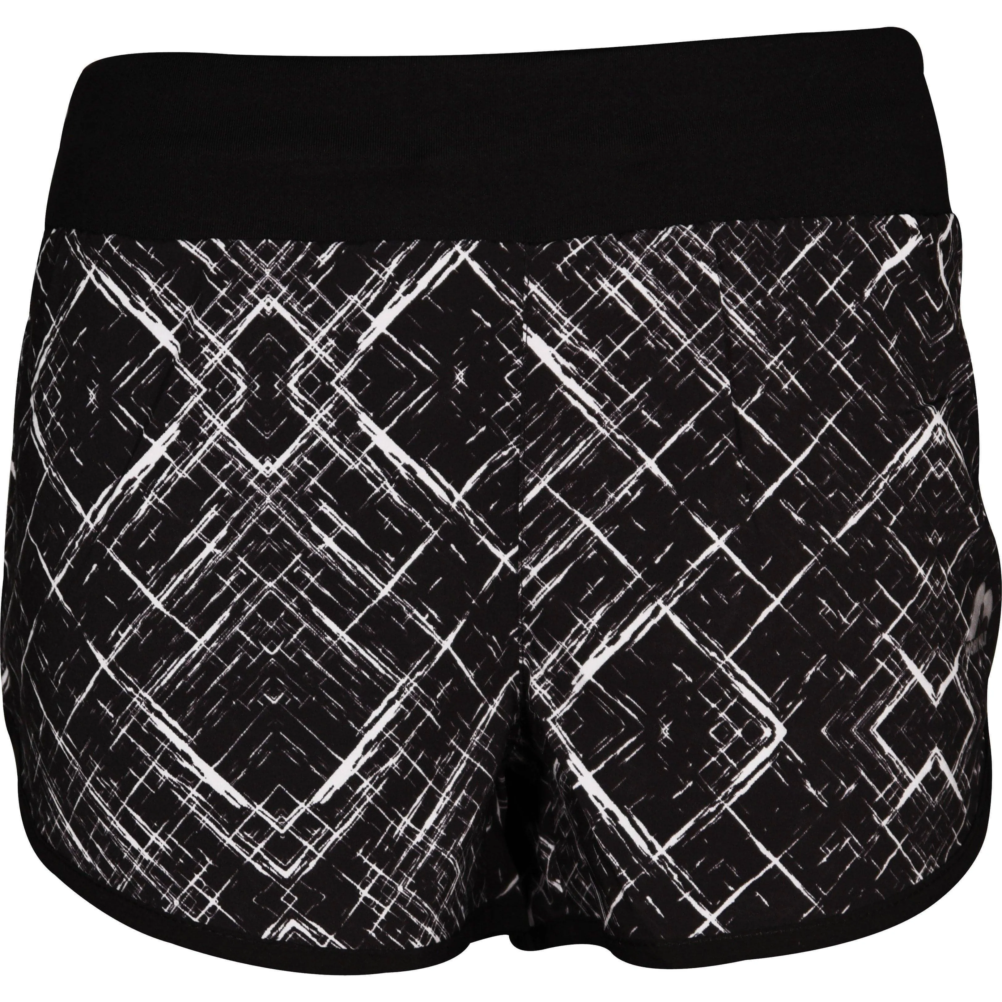 anti static coating More Mile Go For It Womens Running Shorts - Black