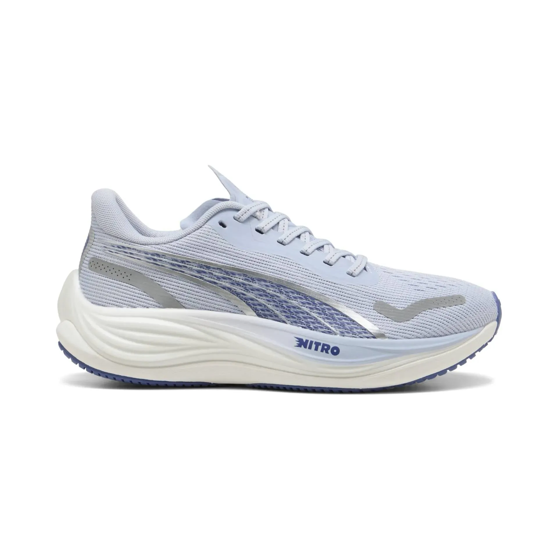 Puma Velocity Nitro 3 (Womens) - Blue Cross Vector Flex Grooves anti - skid shoes