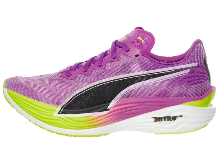 PUMA | Deviate Nitro Elite 3 | Women's | Pure Magenta/Yellow Alert Anti   Slip Feature