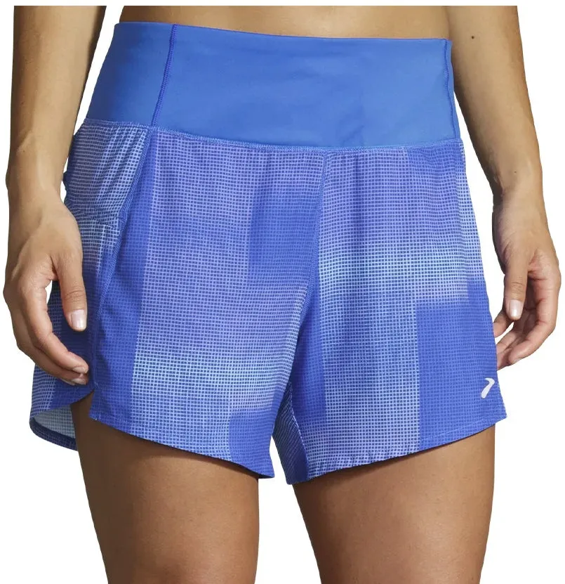 Brooks Chaser 5 Inch Womens Running Shorts - Blue Pajamas Flexible Fit Wear