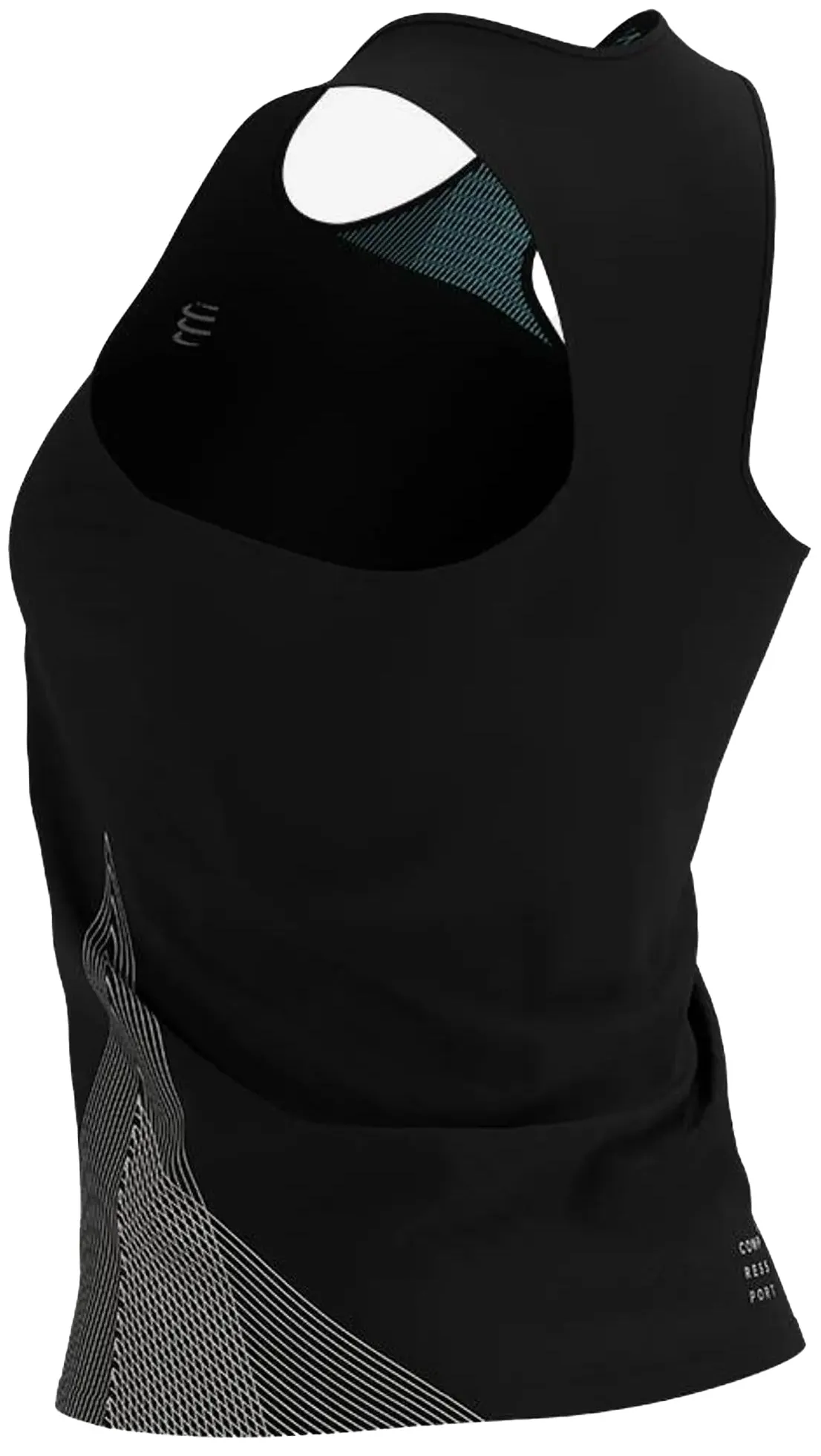 Compressport Performance Womens Running Vest Tank Top - Black mid range market users