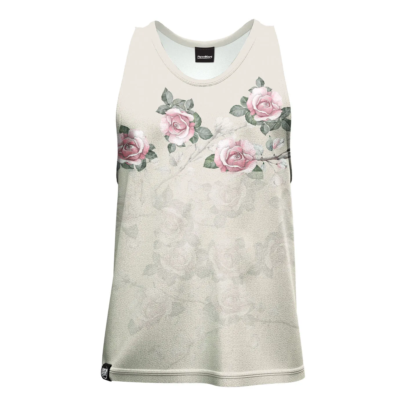RapidCharging Compatibility Retro Roses Tank Top