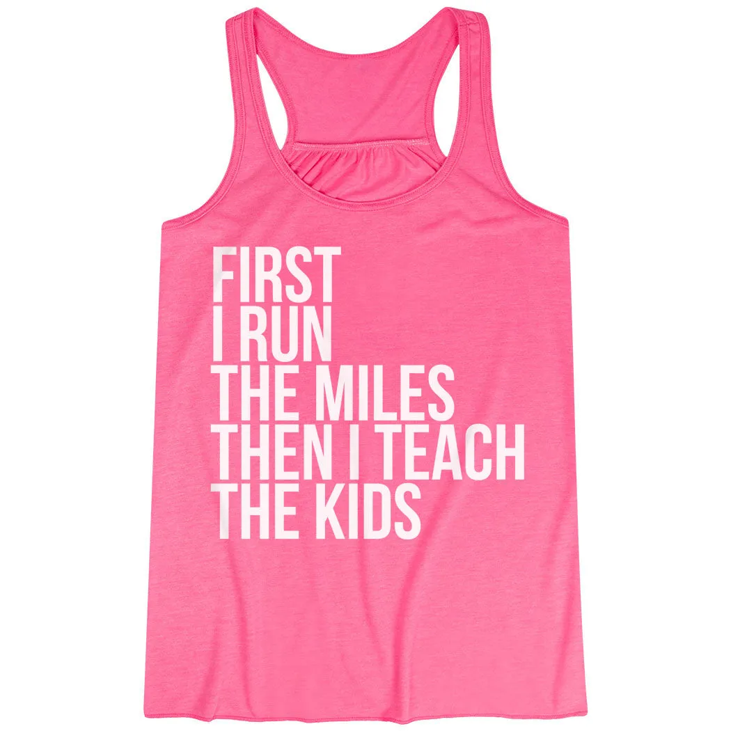 Air Cooling Zones Active Flexible Flowy Racerback Tank Top - Then I Teach The Kids