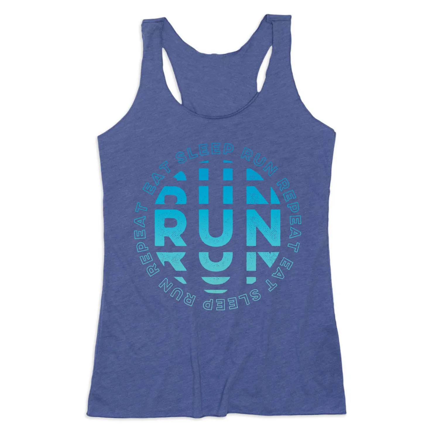 Daily Smooth conventional weapons Women's Everyday Tank Top - Eat Sleep Run Repeat