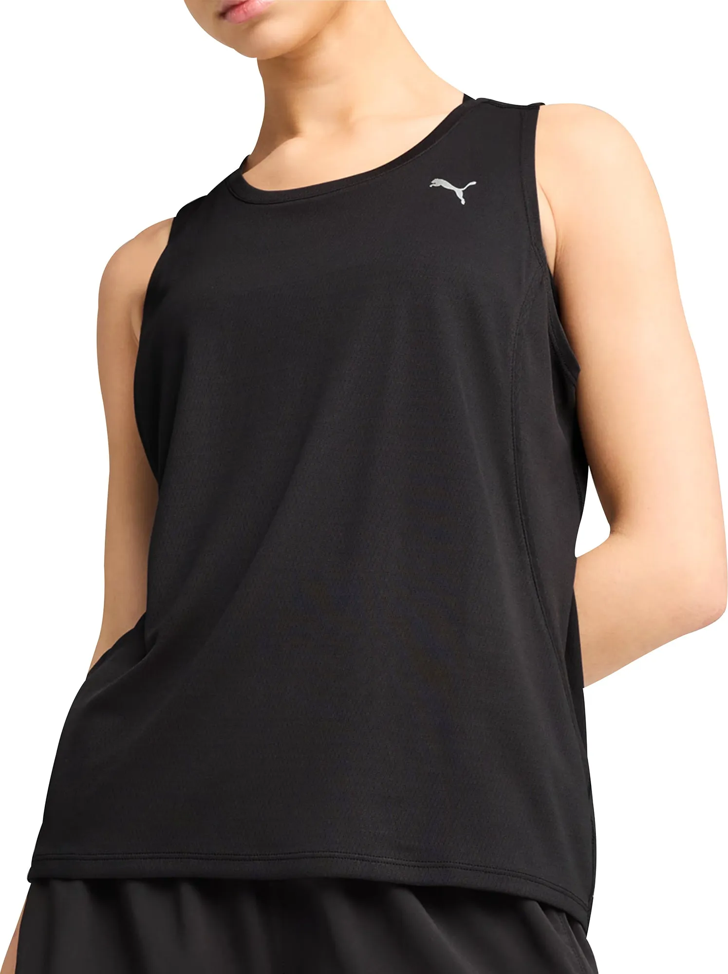 Universal Attachment System Puma Velocity Womens Running Vest Tank Top - Black
