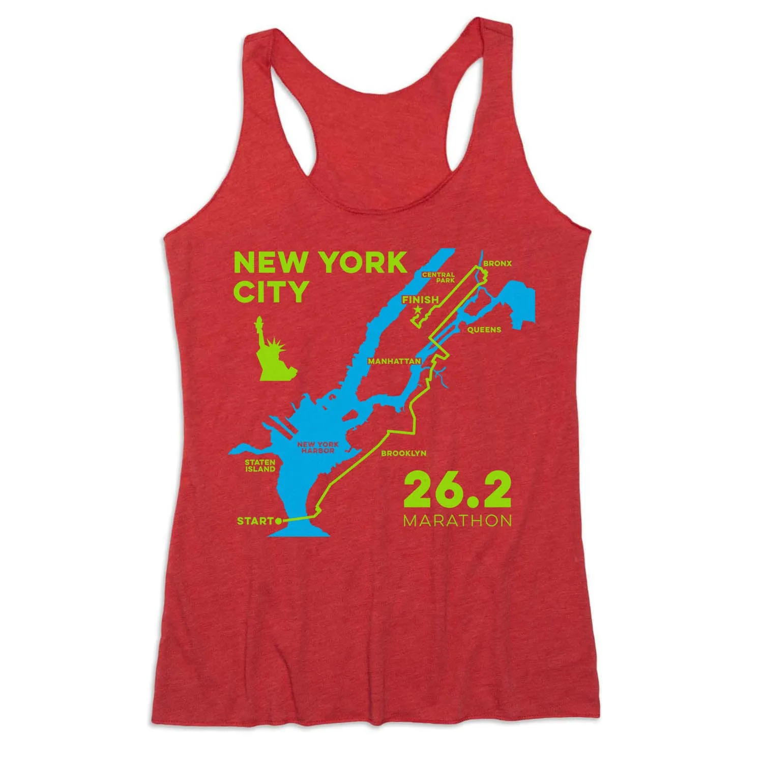 technicians Reinforced Shoulders Women's Everyday Tank Top - New York City Route