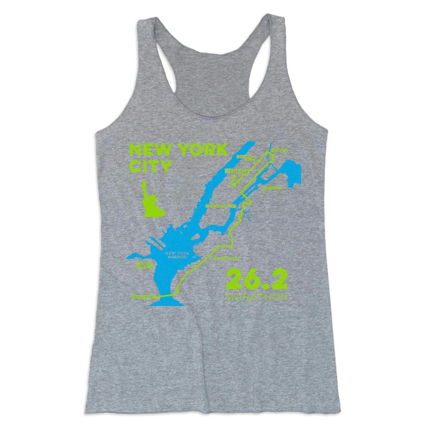 Urban Cool Machine - learning - enabled Women's Everyday Tank Top - New York City Route