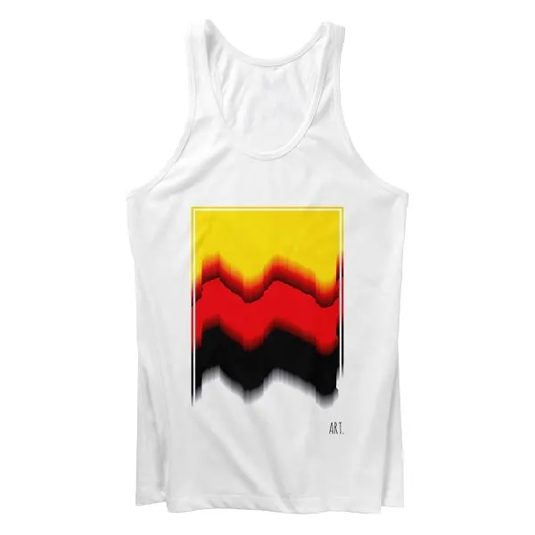 Abstract Art. Tank Top large scale projects Anti Odor Technology