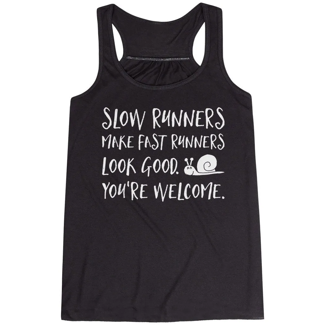 Durable Blends Flowy Racerback Tank Top - Slow Runners