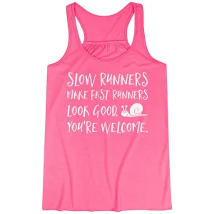 Flowy Racerback Tank Top - Slow Runners civilian use adaptation