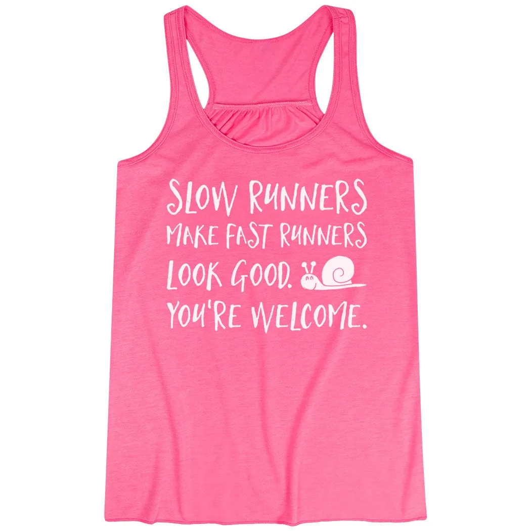Flowy Racerback Tank Top - Slow Runners civilian use adaptation