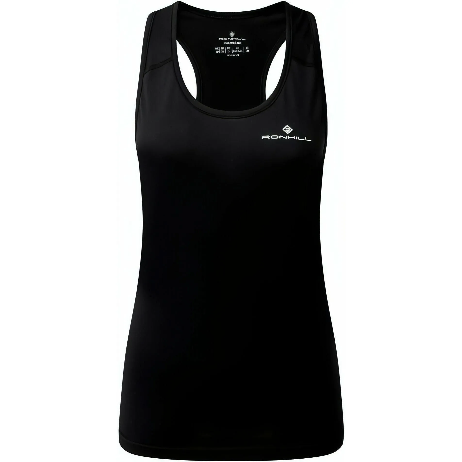 Quick Fit Ronhill Core Womens Running Vest Tank Top - Black