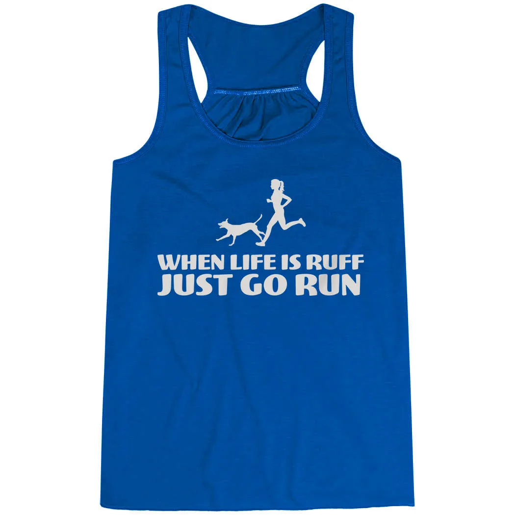 Flowy Racerback Tank Top - Life is Ruff Athletic Performance Fit