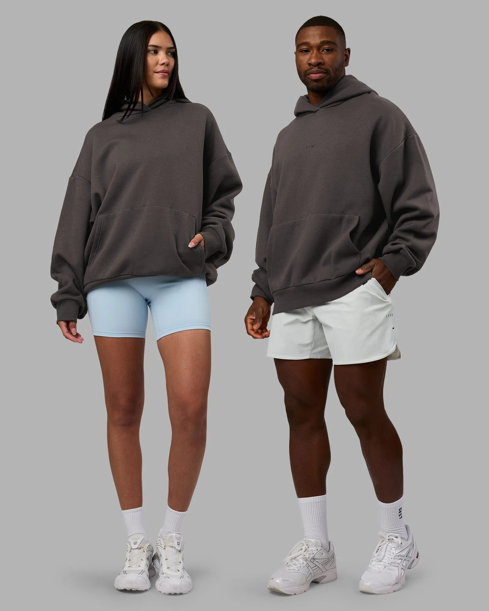 Stylish Look MVP Oversized Hoodie - Dark Storm