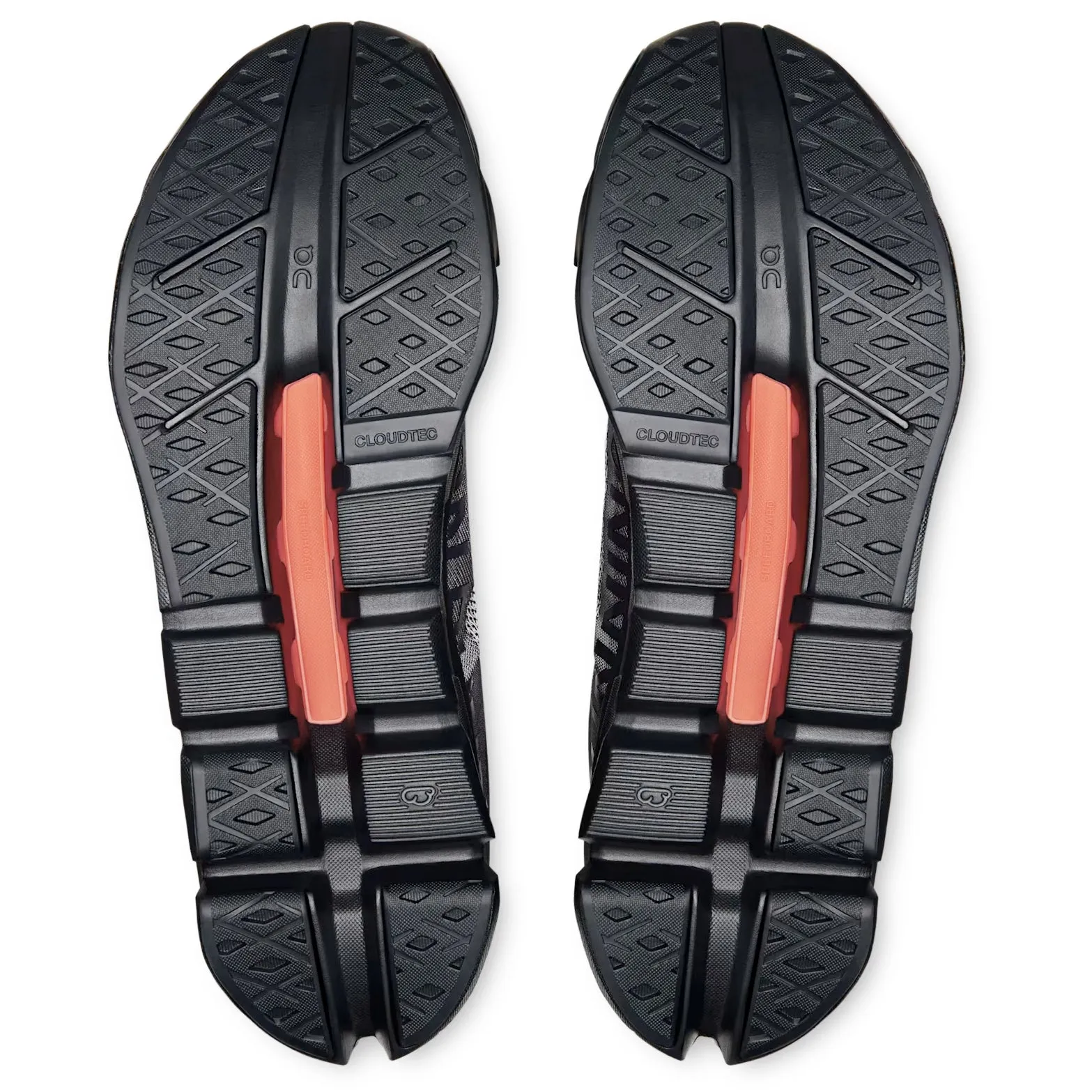 Spring running freshness Micro Grooves Women's Cloudflow 5 Running Shoes Black / Black