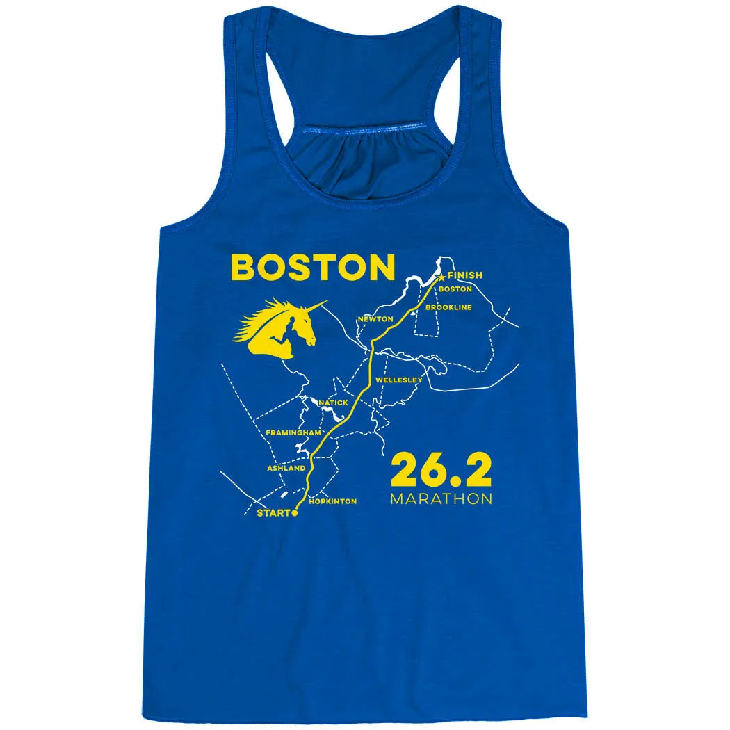 urban area Flowy Racerback Tank Top - Boston Route