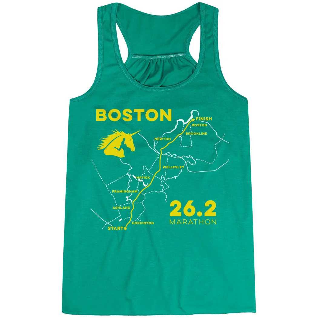 Flowy Racerback Tank Top - Boston Route construction high - efficiency
