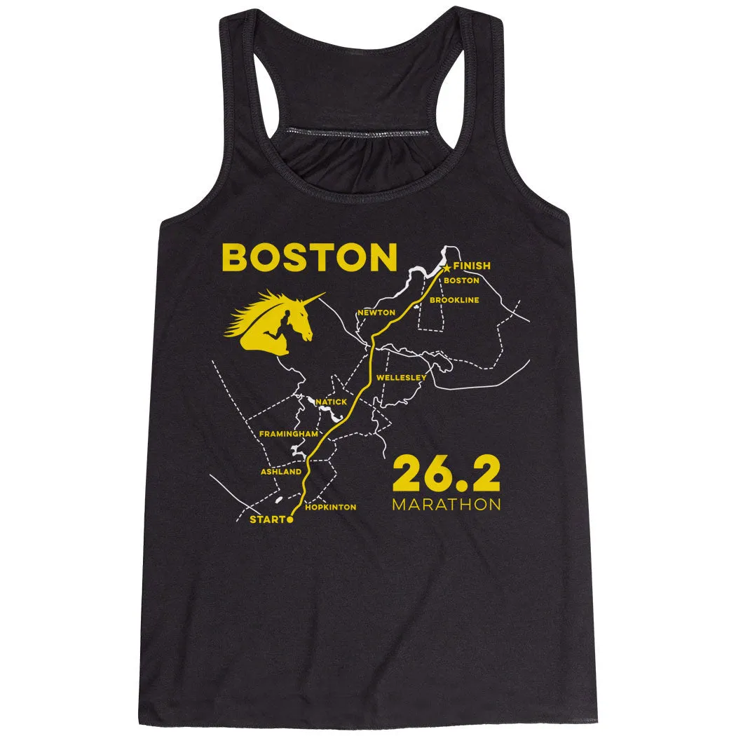 Flowy Racerback Tank Top - Boston Route military base
