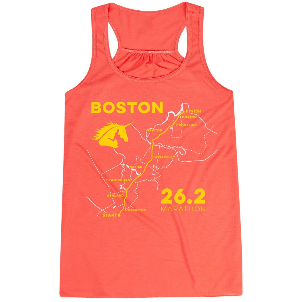 Flowy Racerback Tank Top - Boston Route low - ground - clearance