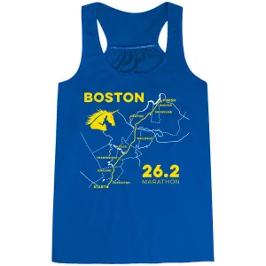 urban area Flowy Racerback Tank Top - Boston Route