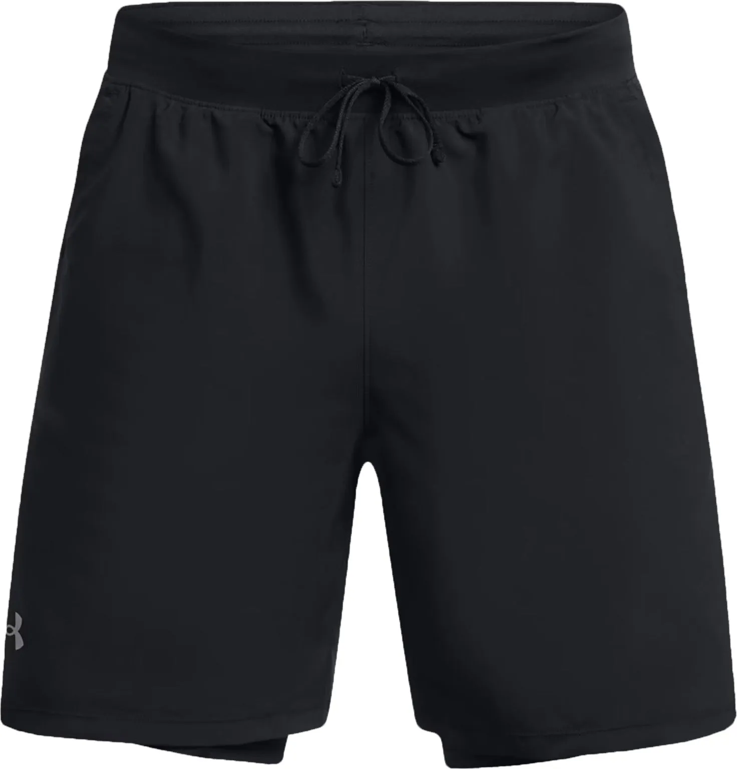 Under Armour Launch 2 In 1 Mens Running Shorts - Black Preppy look