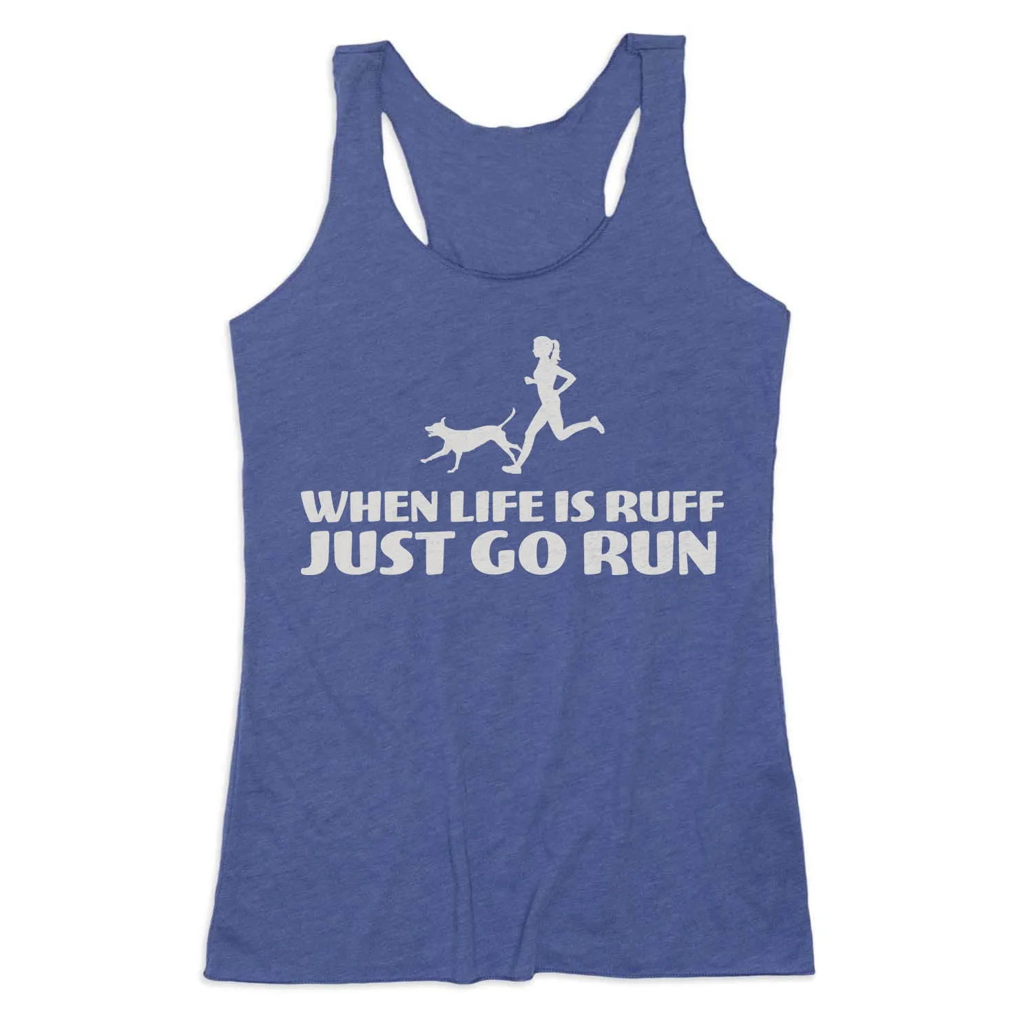 Women's Everyday Tank Top - Life is Ruff Smooth inner lining Style - modern